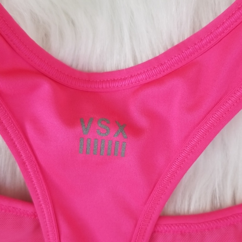 Victoria's Secret Sports Bra Pink & Black Size S/P - Picture 3 of 5